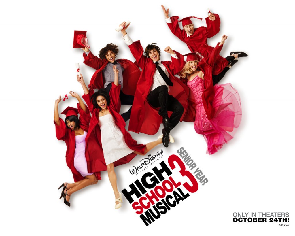 Disney-Wallpaper-Vanessa Hudgens in High School Musical 3 Wallpaper